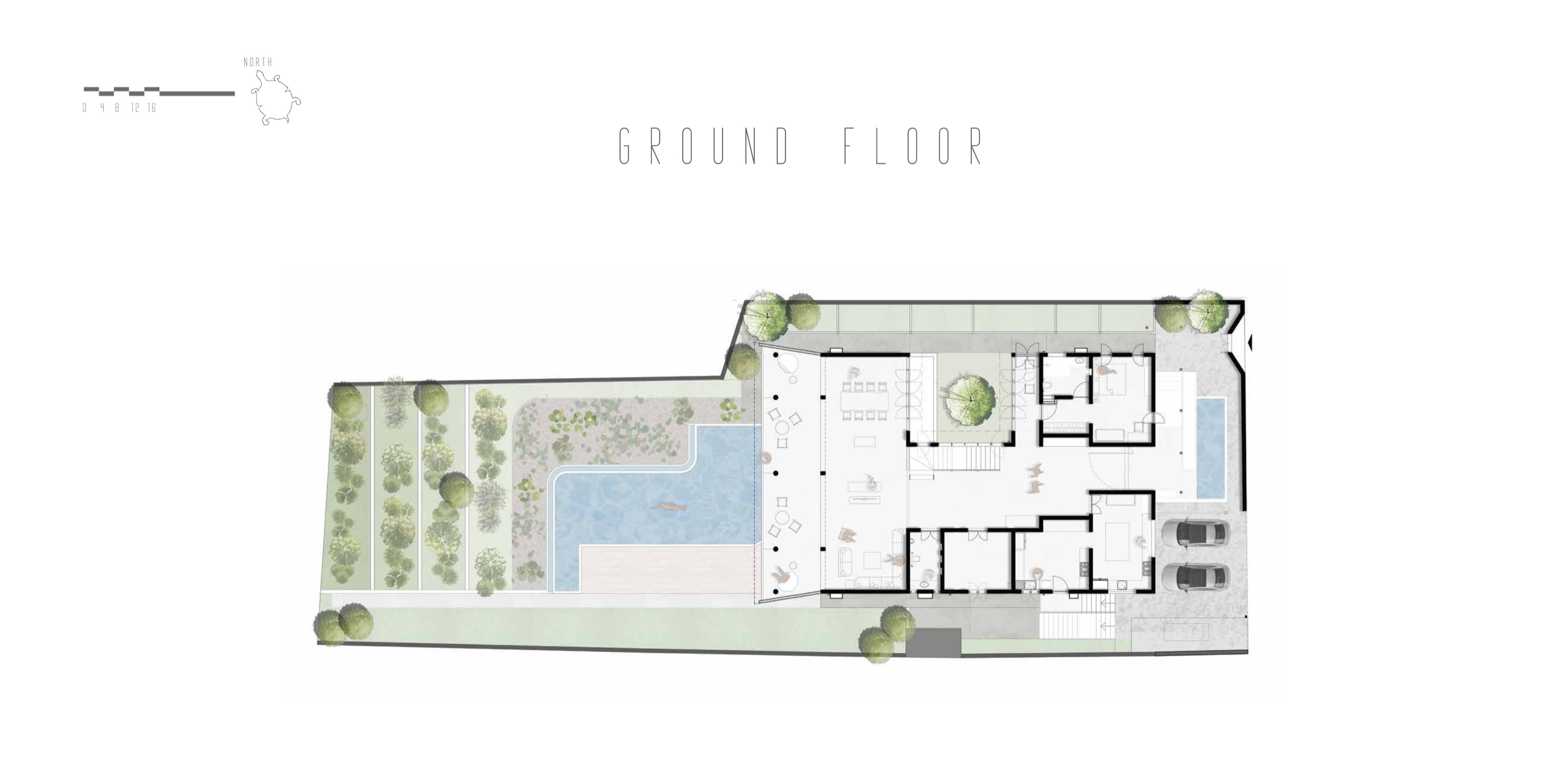 5 BHK Luxury Villa: 06 floor plan ground