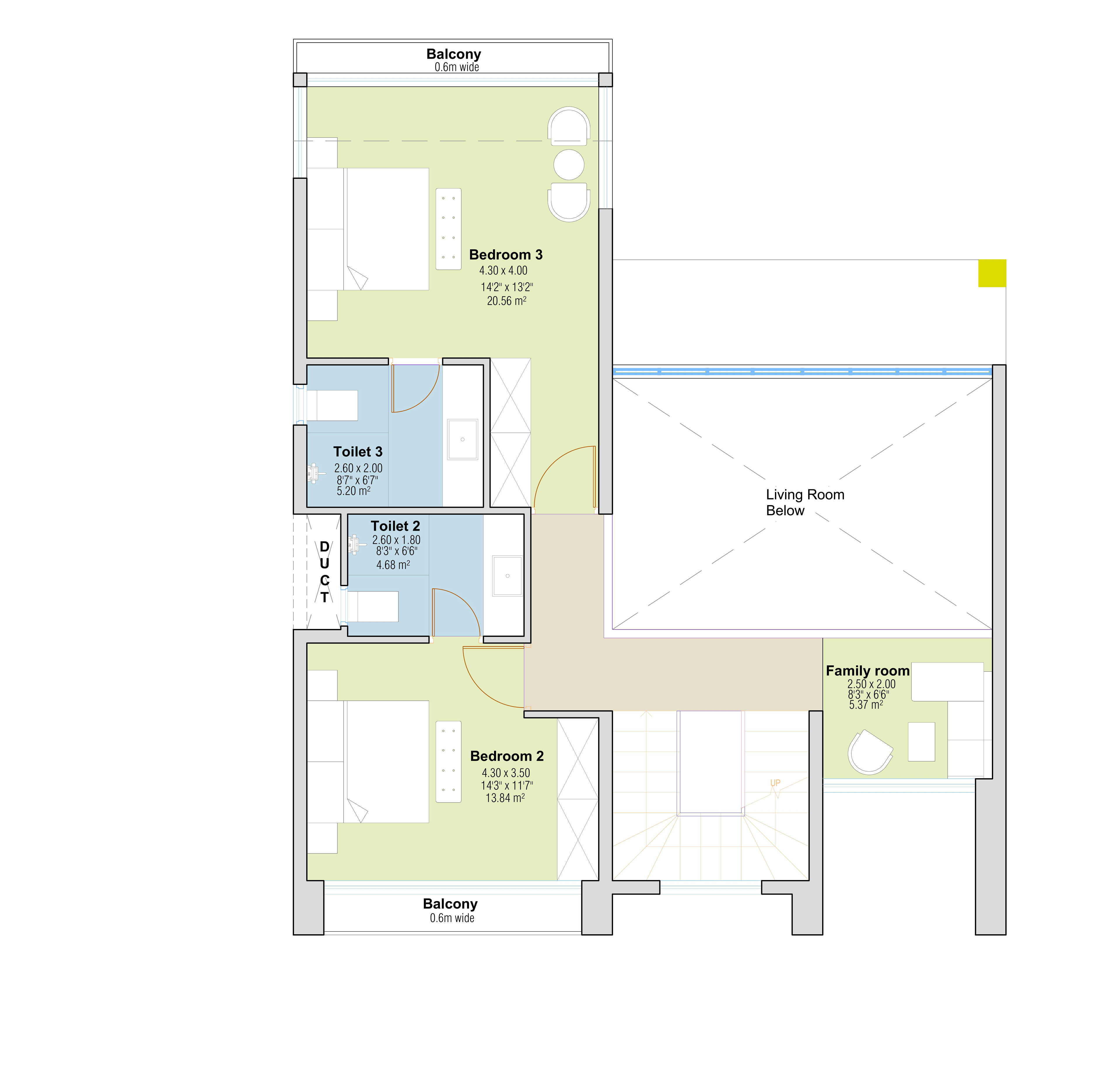 The Tropical Enclave: floor plan villa 5 first 01