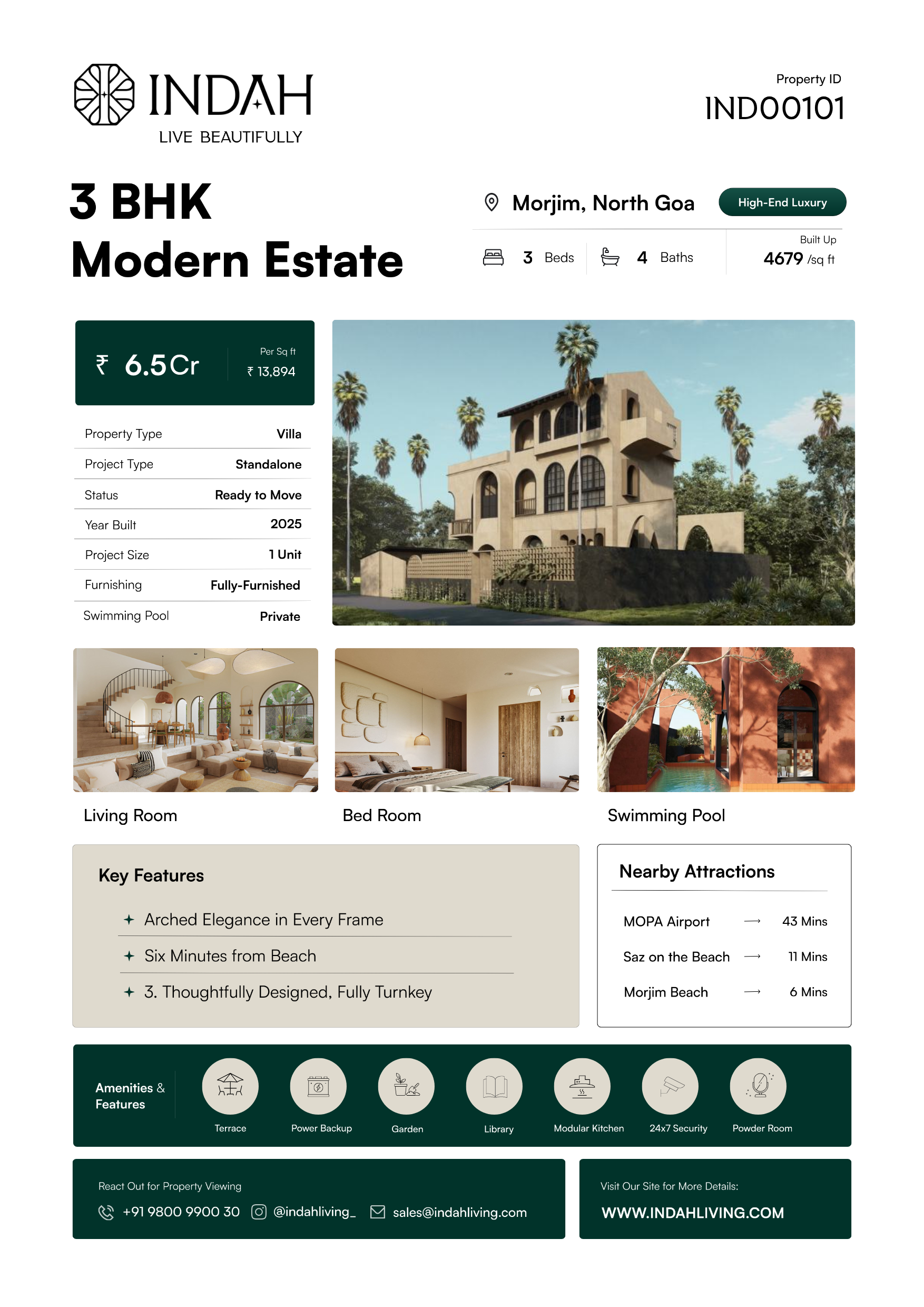 3 BHK Modern Estate