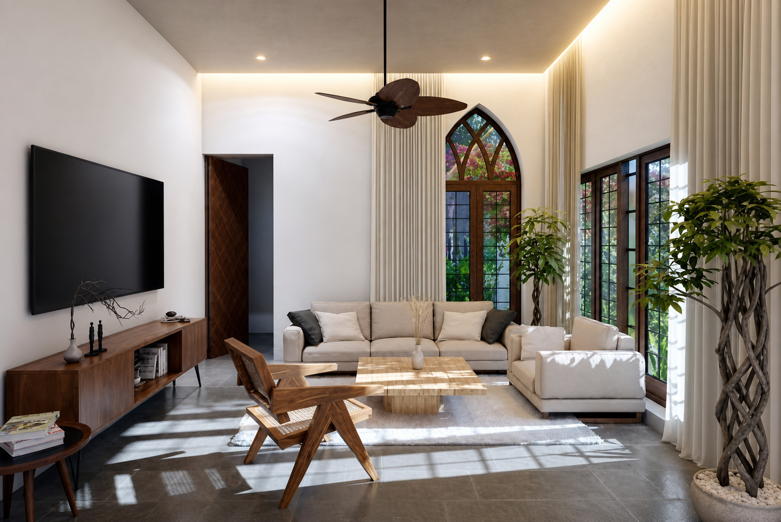 5 BHK Modern Portuguese Villa gallery image 9