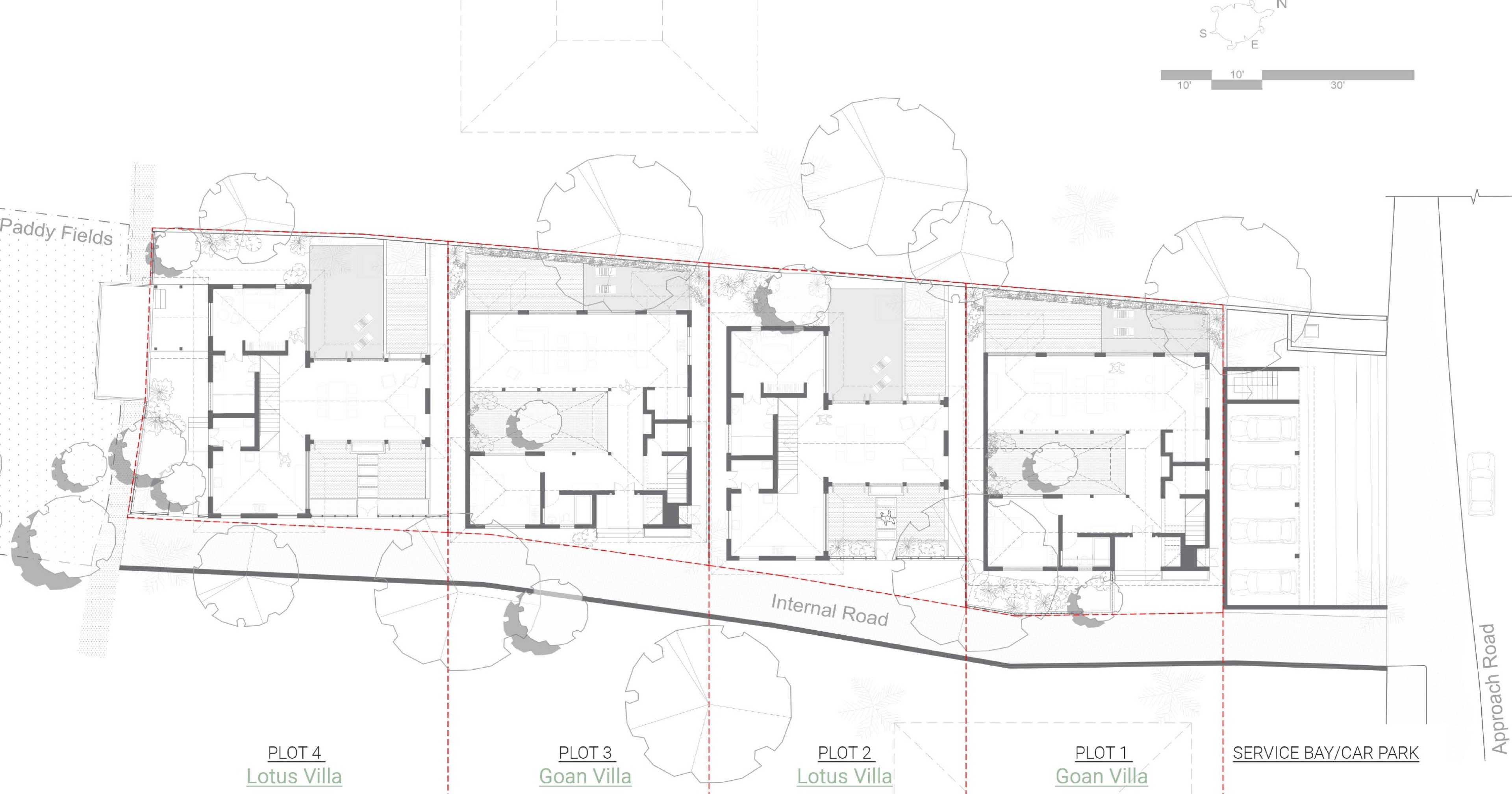 3 BHK Goan Villa: 05 site plan master