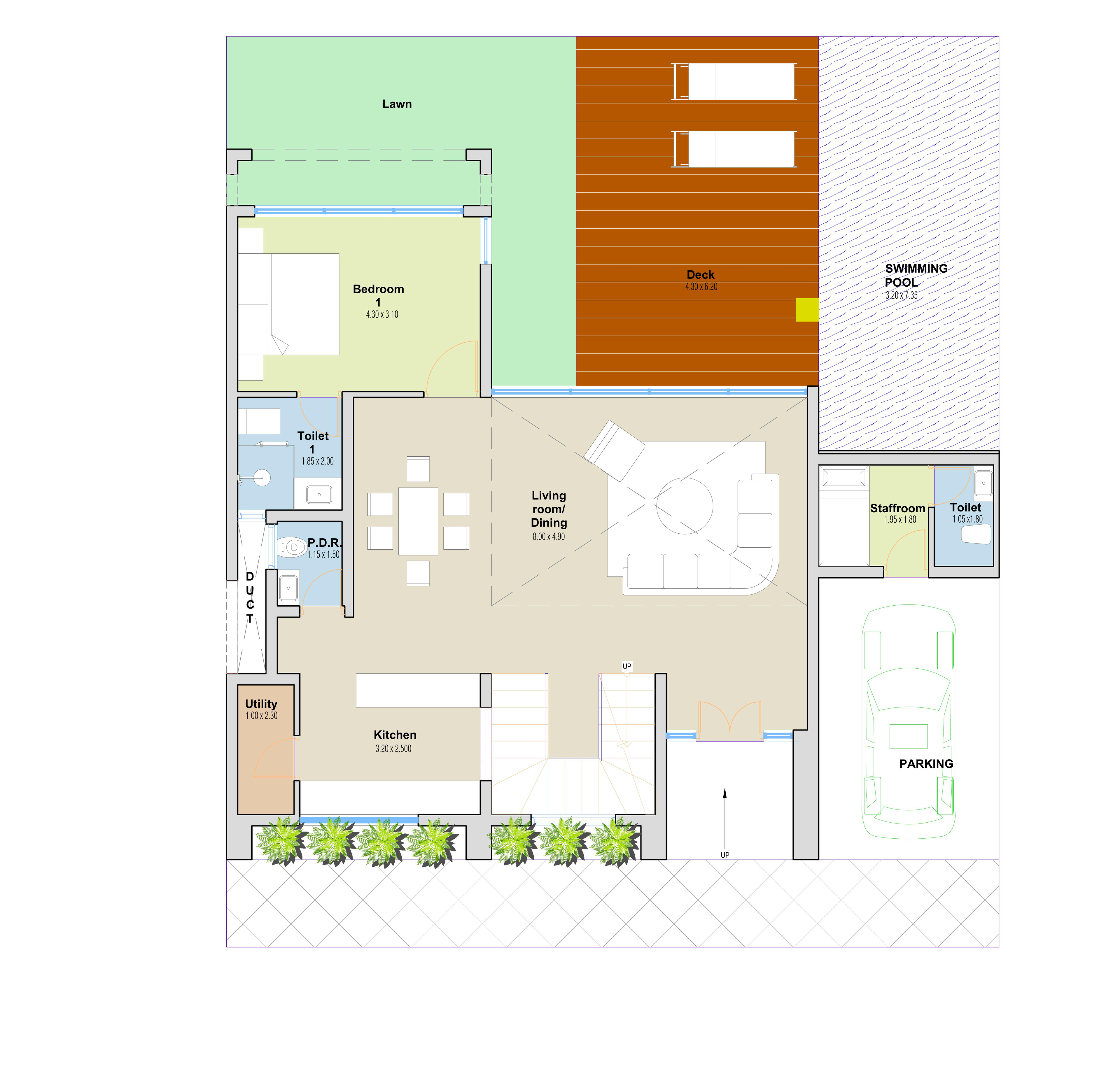 The Tropical Enclave: floor plan sales ground 01
