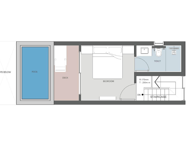 2 BHK Field View Apartment: Floor plan 2