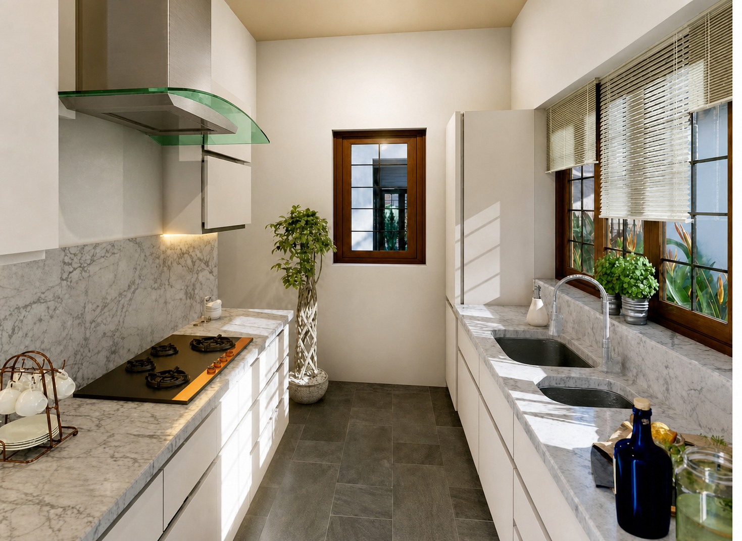 5 BHK Modern Portuguese Villa