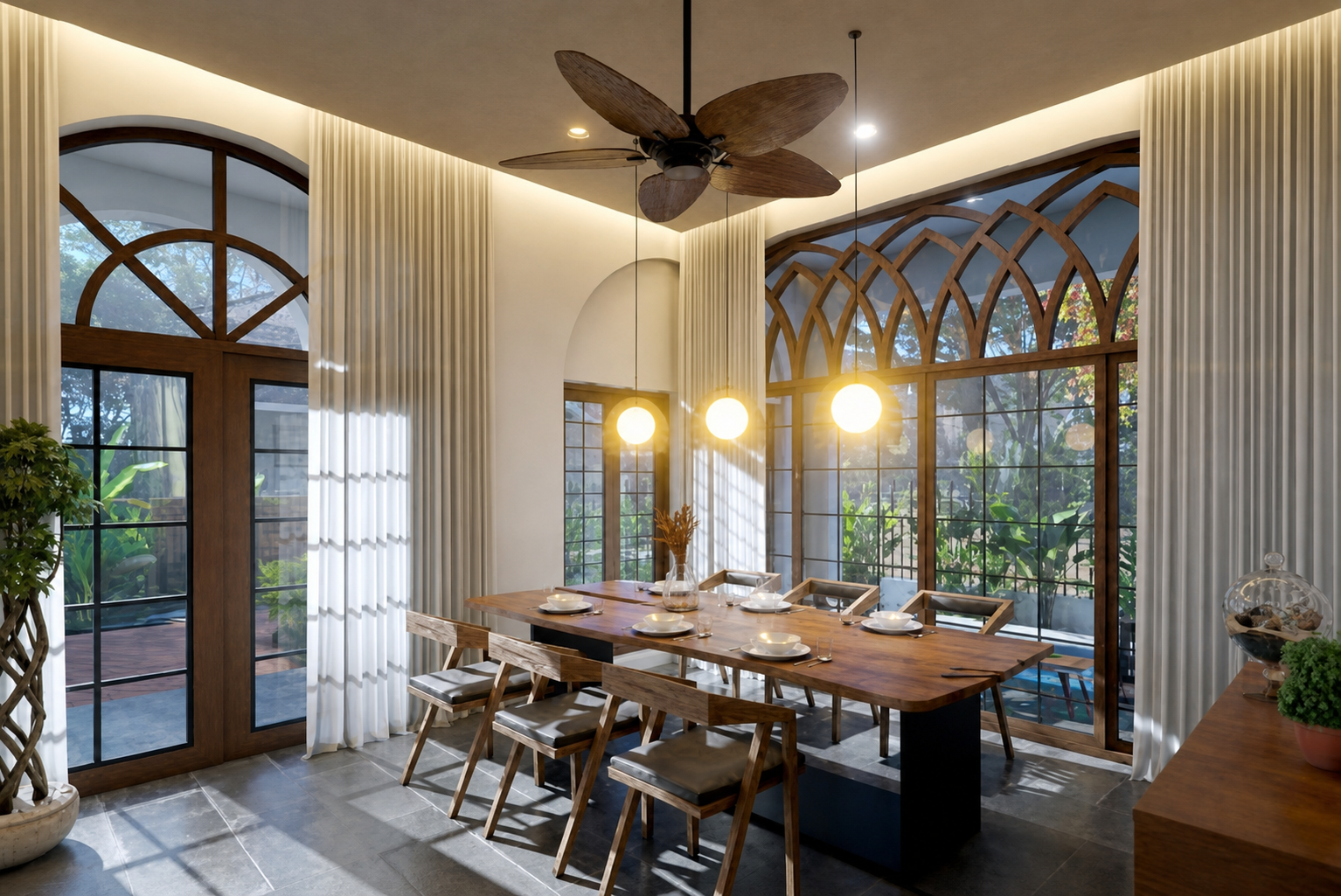 5 BHK Modern Portuguese Villa