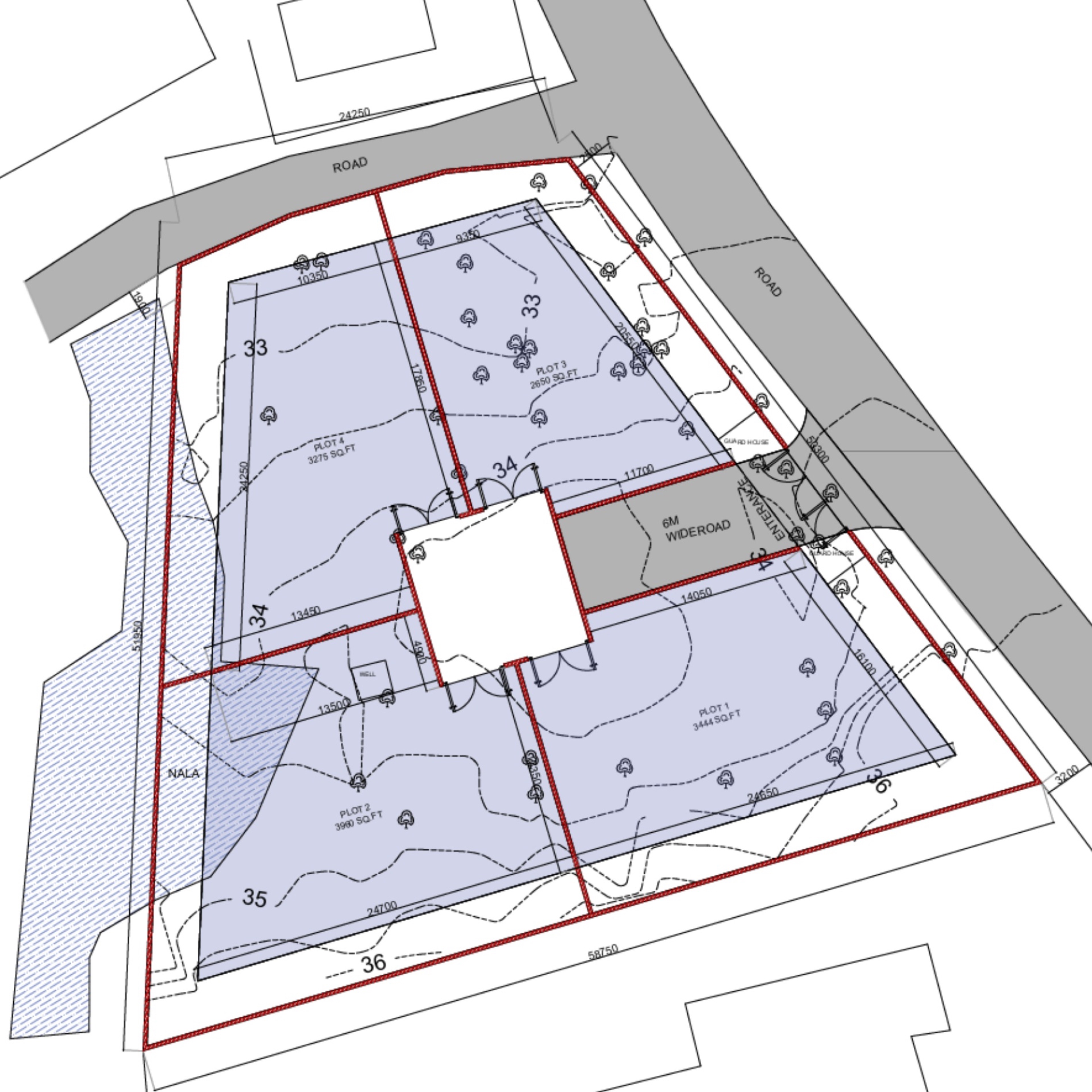 Villa Solace: site plan 01