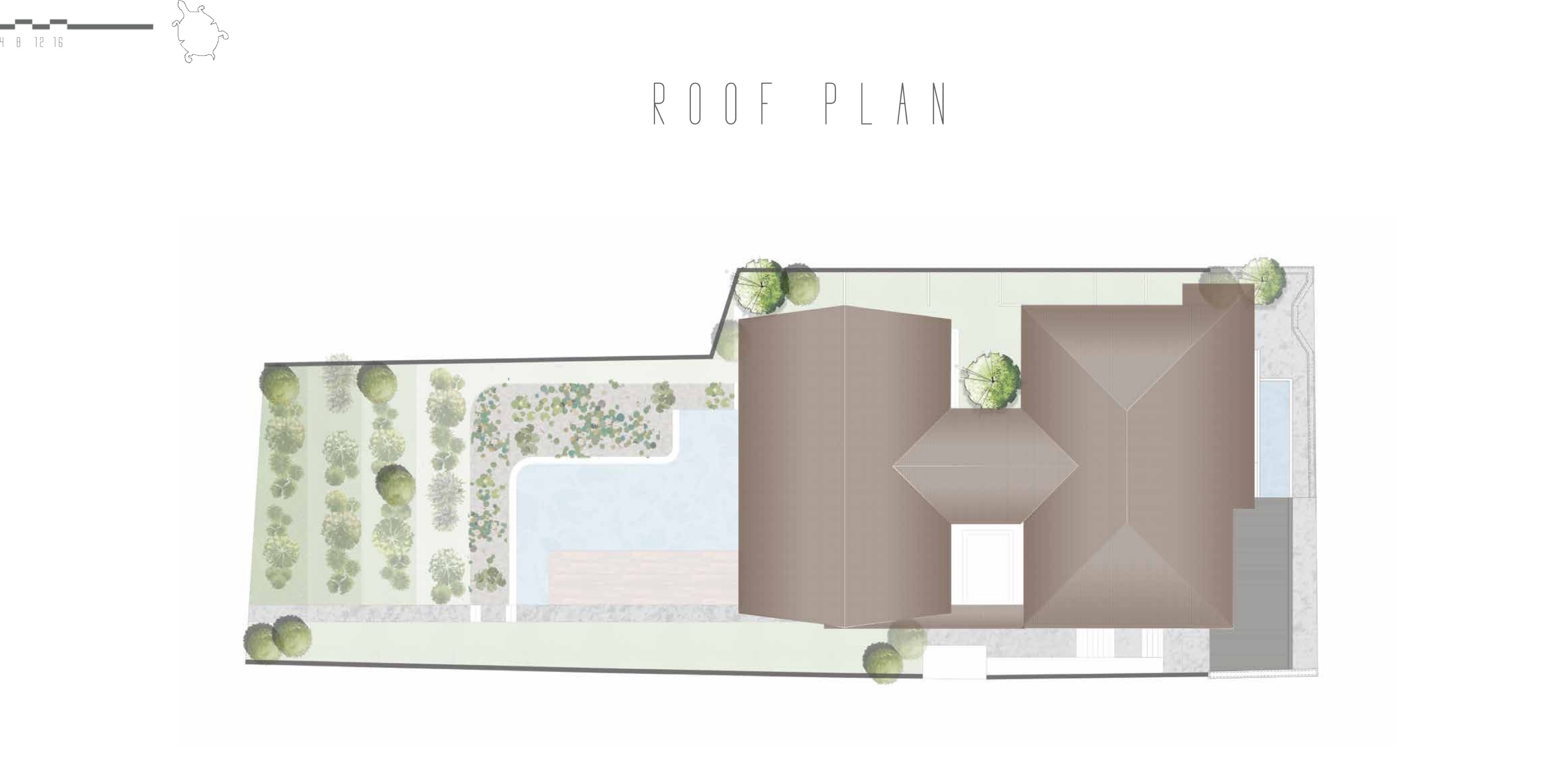 5 BHK Luxury Villa: 09 roof plan
