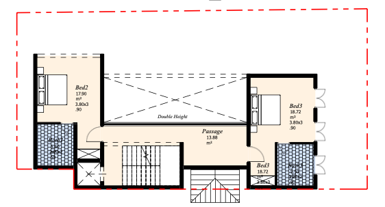 Tranquil Hillcrest Villa: Floor plan 2